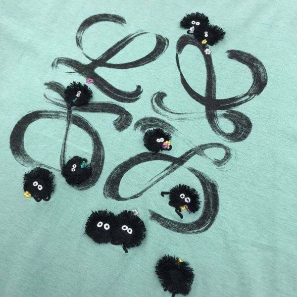 21-22AWロエベ × スタジオジブリ コピー ロゴ Tシャツ low84198 - 画像 (5)