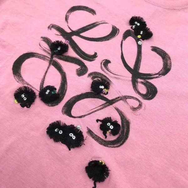 定番 ロエベ × スタジオジブリ ロゴ Tシャツ コピー lon76306 - 画像 (4)