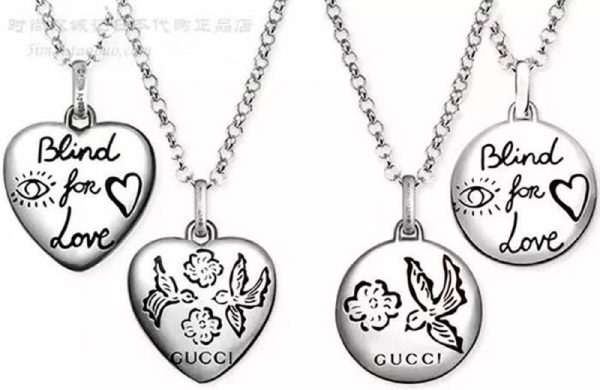 大人気！グッチ*ブラインドフォーラブシルバーネックレス コピー*ハート guq02417 - 画像 (8)