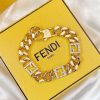 日本未発売★フェンディ★バゲット FFモチーフ ブレスレット 偽物 Gold few94621 - 画像 (3)