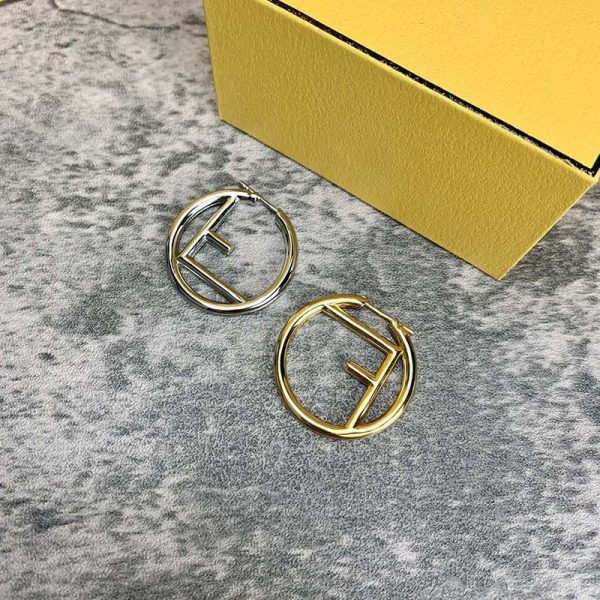希少色人気フェンディ ピアス ゴールド シルバー ローズピンク 偽物 feq60845 - 画像 (6)