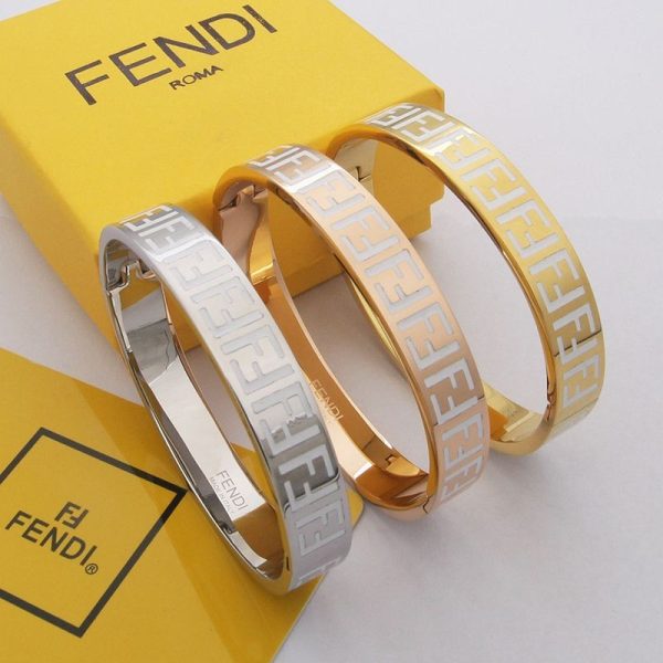 大人気!!新色新作◆フェンディ◆FFブレスレット 偽物 バングル ピンク 4色 8AG808TL9F0RNG - 画像 (2)