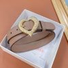 人気急上昇サンローラン ハート バックル レザー ベルト コピー 30mm Sal14759 - 画像 (7)