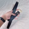 春夏新作サンローラン スーパーコピー モノグラム ナローベルト 20/30mm Sac66999 - 画像 (2)