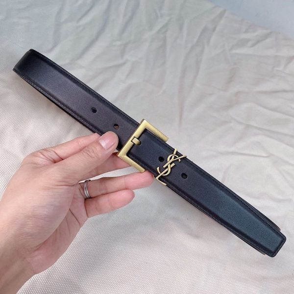 春夏新作サンローラン スーパーコピー モノグラム ナローベルト 20/30mm Sac66999 - 画像 (5)