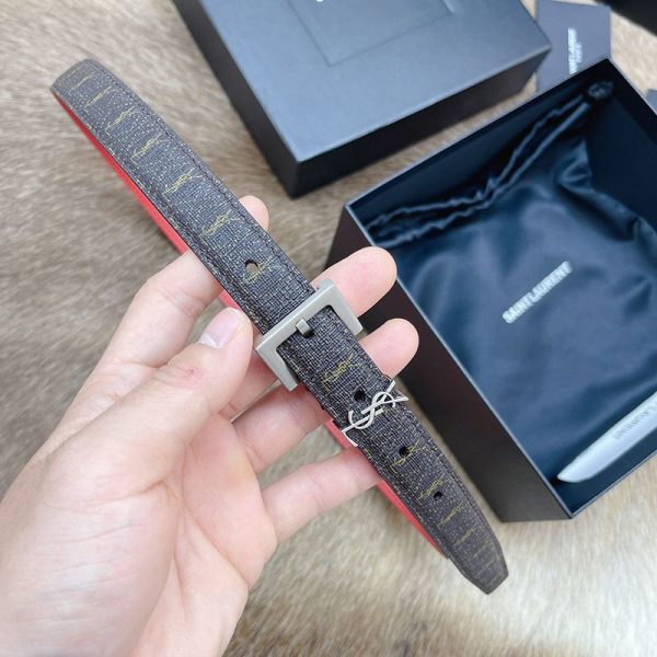 争奪戦サンローラン スーパーコピー モノグラム ナローベルト 20mm Saf89500 - 画像 (4)