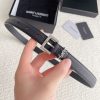 稀少サンローラン モノグラム ナローベルト コピー 20mm Sam90835 - 画像 (2)