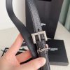 稀少サンローラン モノグラム ナローベルト コピー 20mm Sam90835 - 画像 (6)