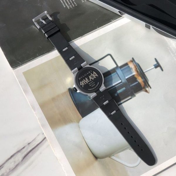 大人気♪女子が選ぶ♪ブルガリ 時計 アルミニウムウォッチ コピー 39mm 3色 Bum73565 - 画像 (2)
