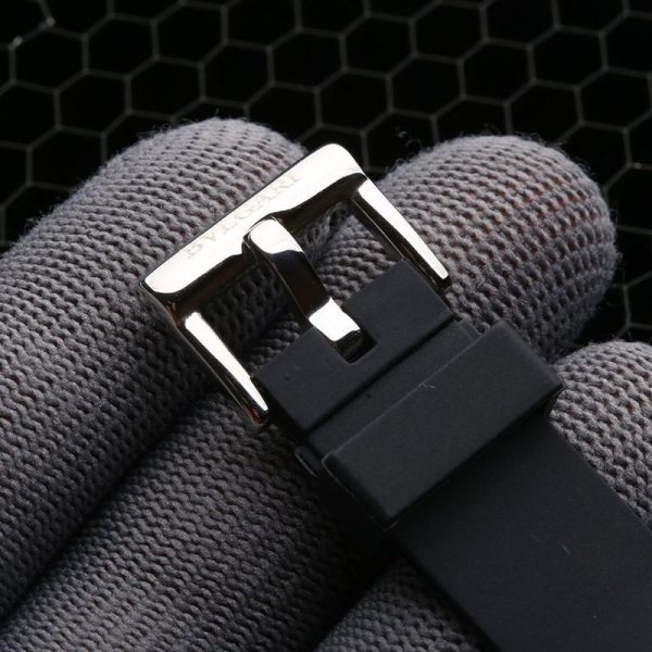 人気No1♪女子が選ぶ♪ブルガリ 時計 アルミニウムウォッチ コピー 39mm Buu45096 - 画像 (4)