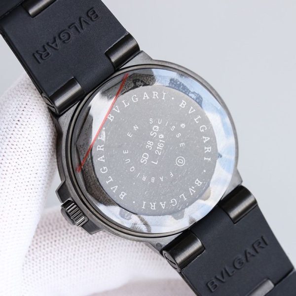 世界中で大人気♪ブルガリ 時計 スーパーコピー アルミニウムウォッチ 39mm 2色 Buu18937 - 画像 (6)