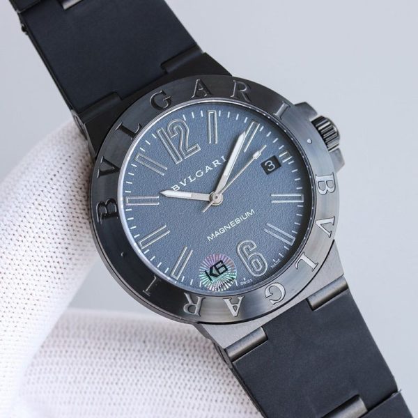 世界中で大人気♪ブルガリ 時計 スーパーコピー アルミニウムウォッチ 39mm 2色 Buu18937 - 画像 (7)