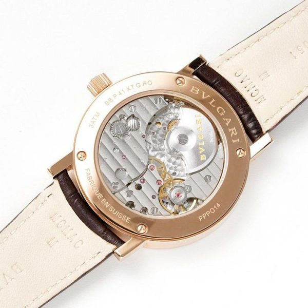 超話題!ブルガリ 腕時計 スーパーコピー カーボンゴールド ローマ 41mm Buc63738 - 画像 (5)