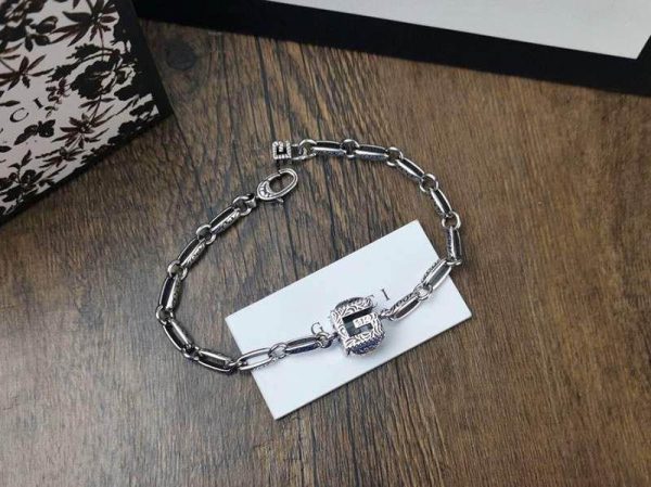 最安値挑戦 グッチ ブレスレット Gキューブ シルバー バイオレット オレンジ gub57479 - 画像 (6)