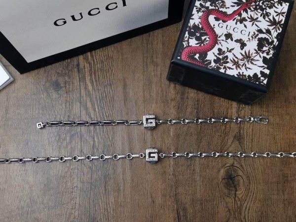 最安値挑戦 グッチ ブレスレット Gキューブ シルバー バイオレット オレンジ gub57479 - 画像 (8)
