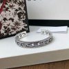 日本未入荷 グッチ★ブレスレット コピー★スクエアG シルバー ブレスレット gut77958