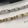 希少色 グッチ インターロッキングG　シルバーブレスレット guh70479 - 画像 (5)