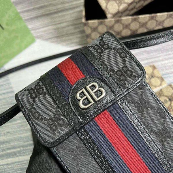 セール新作【バレンシアガ x グッチ】HACKER スマートフォン バッグ コピー キャンバス gup66080 - 画像 (5)