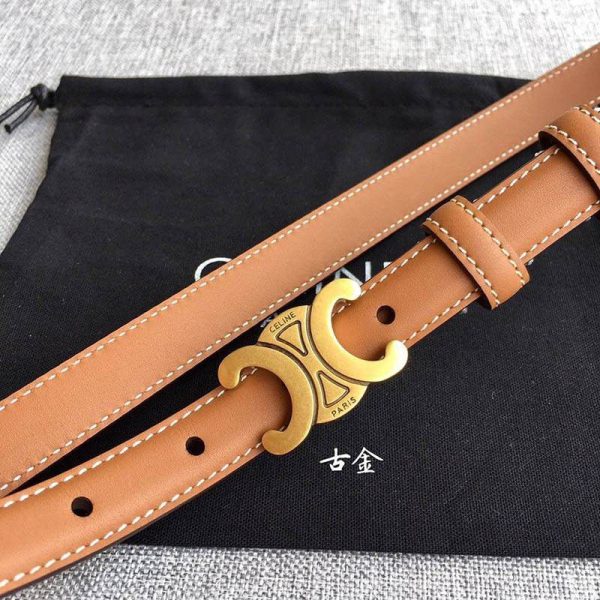 入手困難【セリーヌ 偽物】スモール マイヨン トリオンフ ベルト カーフスキン Cei22849 - 画像 (3)