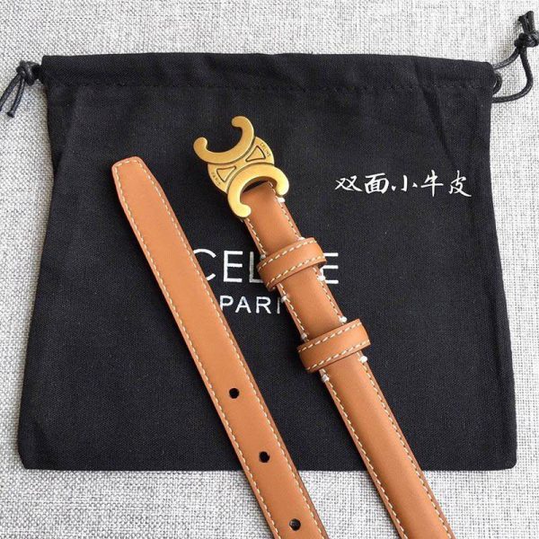 入手困難【セリーヌ 偽物】スモール マイヨン トリオンフ ベルト カーフスキン Cei22849 - 画像 (4)