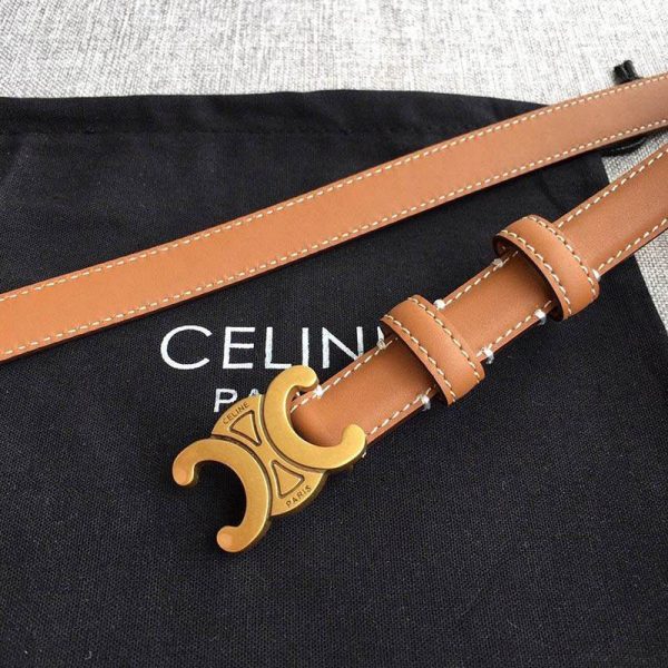 入手困難【セリーヌ 偽物】スモール マイヨン トリオンフ ベルト カーフスキン Cei22849 - 画像 (5)