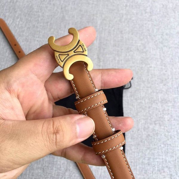 入手困難【セリーヌ 偽物】スモール マイヨン トリオンフ ベルト カーフスキン Cei22849 - 画像 (6)