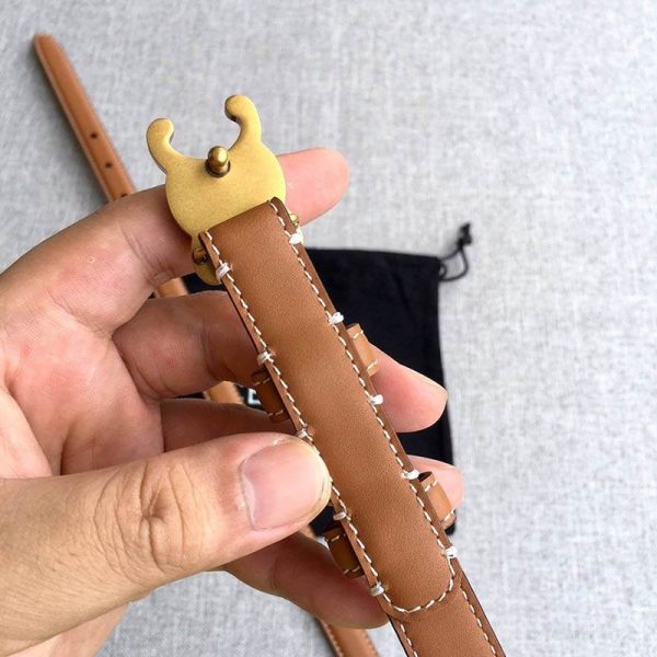 入手困難【セリーヌ 偽物】スモール マイヨン トリオンフ ベルト カーフスキン Cei22849 - 画像 (7)