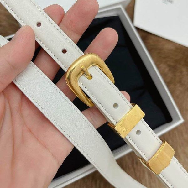 最安値挑戦 セリーヌ スモール コピー トリオンフバックル ベルト Cem55572 - 画像 (3)