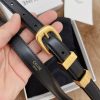 稀少 セリーヌ スモール トリオンフバックル ベルト 偽物 Cer09776 - 画像 (3)