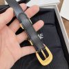 稀少 セリーヌ スモール トリオンフバックル ベルト 偽物 Cer09776 - 画像 (9)