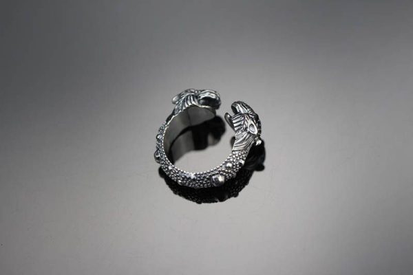 《大人気》グッチ タイガーヘッド 偽物 シルバーリング *ギフトに◎12mm gux37839 - 画像 (3)