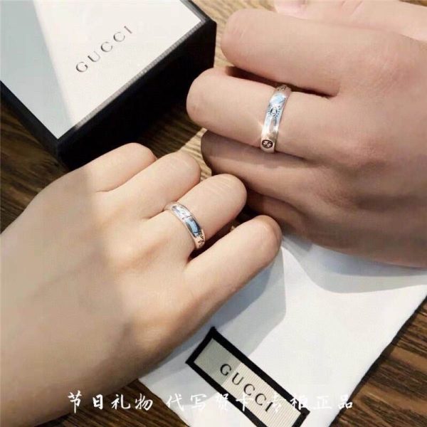 超話題!グッチ ユニセックスリング スーパーコピー guz77556 - 画像 (2)