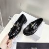 【日本未発売】セリーヌ☆ルコ トリオンフ ポリッシュドカーフスキン ローファー Cez22414 - 画像 (3)