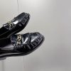 【日本未発売】セリーヌ☆ルコ トリオンフ ポリッシュドカーフスキン ローファー Cez22414 - 画像 (6)