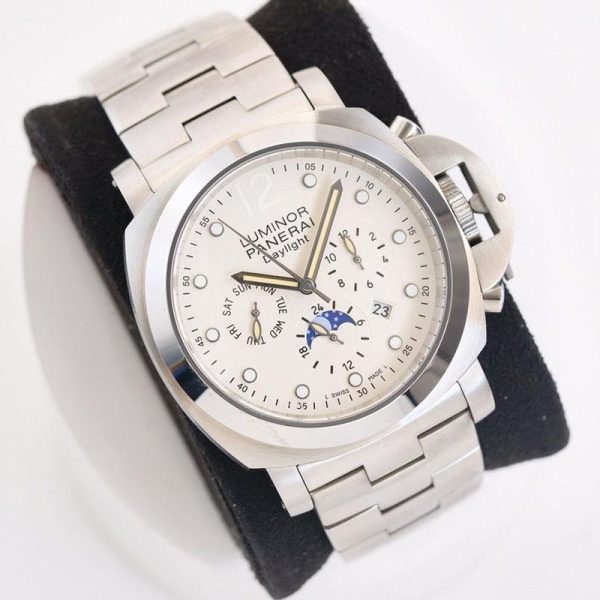 ★日本!!人気！パネライ ルミノール クロノグラフ デイライト 偽物 44mm 2色 pax97932 - 画像 (5)