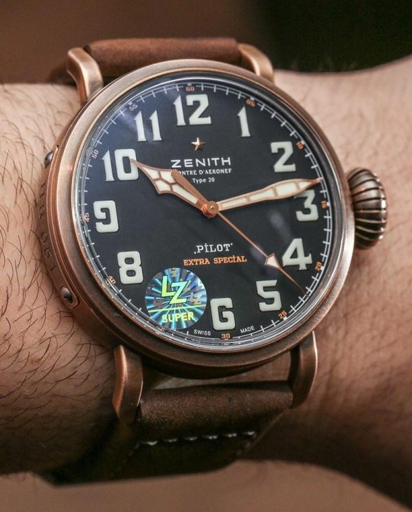 大人気!!新色ゼニス パイロットタイプ20 偽物 エクストラスペシャル45mm zem81627 - 画像 (5)