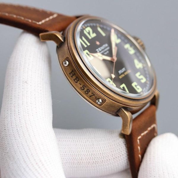 大人気!!新色ゼニス パイロットタイプ20 偽物 エクストラスペシャル45mm zem81627 - 画像 (7)