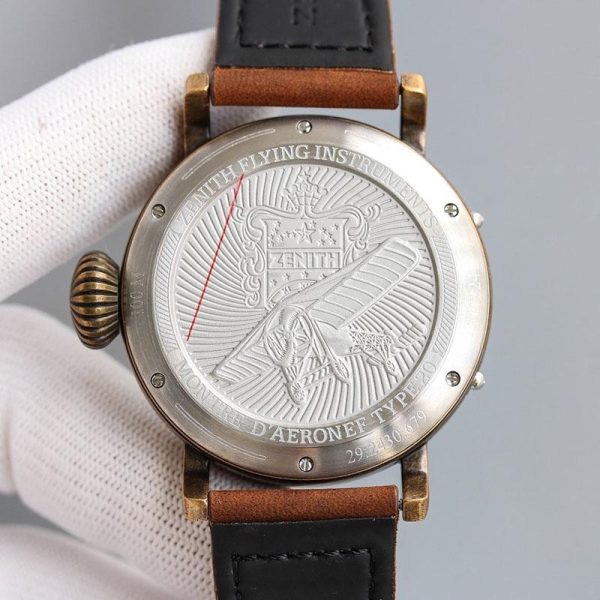 大人気!!新色ゼニス パイロットタイプ20 偽物 エクストラスペシャル45mm zem81627 - 画像 (8)