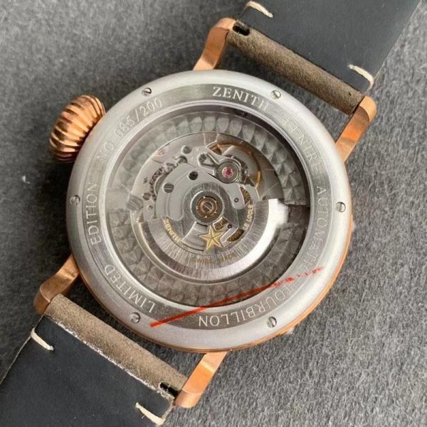 入手困難ゼニス 偽物 パイロットタイプ20 エクストラスペシャル45mm zeo85626 - 画像 (8)