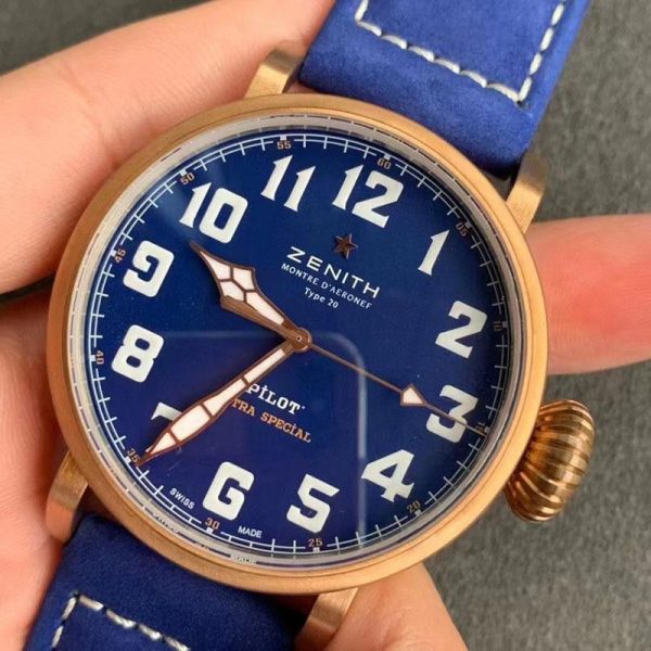 超希少！ゼニス パイロットタイプ20 偽物 エクストラスペシャル45mm zeo83672 - 画像 (4)