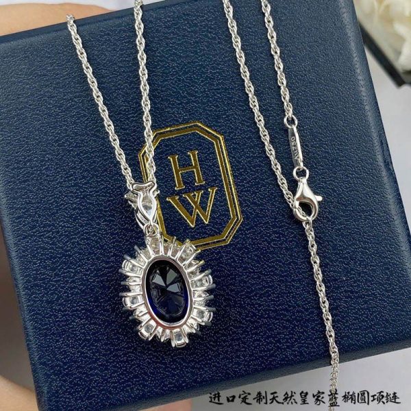《大人気》ハリーウィンストン アクアマリーン ダイアモンド 偽物 ペンダント ins05669 - 画像 (5)