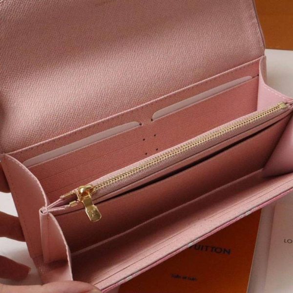希少色ルイヴィトン ポルトフォイユサラ 偽物 エンヴェロップ型の財布★ vuk81955 - 画像 (6)