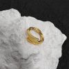 累積売上総額第１位！ボッテガヴェネタ リング 偽物 ツイスト 18K イエローゴールド ギフト boh39059 - 画像 (5)