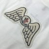 22AW新作モンクレール◆ブラック ロゴ コットン Tシャツ パロディ moo26915 - 画像 (4)