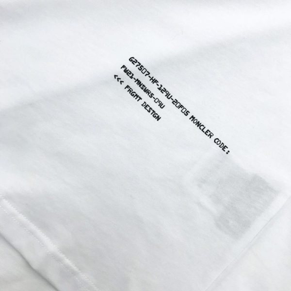 一目惚れ♪ ◆モンクレール◆ロゴ コットン Tシャツ スーパーコピー moo48159 - 画像 (4)