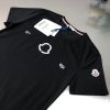 セール新作モンクレール ロゴ コットン Tシャツ スーパーコピー ブラック mob77156 - 画像 (2)