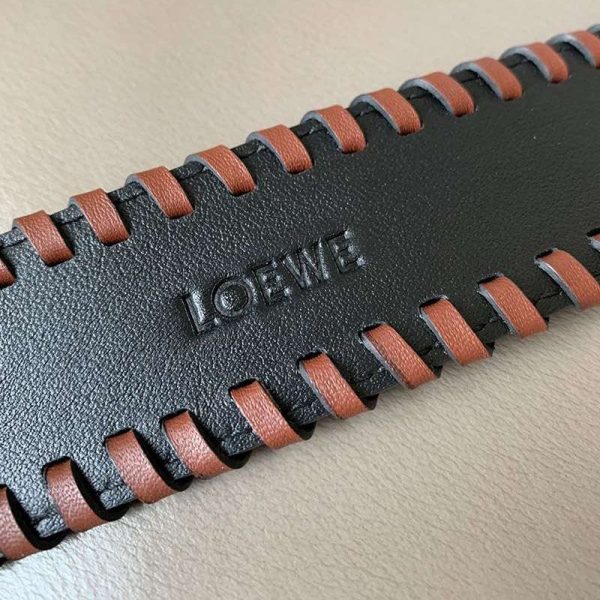 【ロエベ】ブレイデッドアナグラムベルト スーパーコピー 4.0cm lox56334 - 画像 (8)