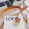 【ロエベ】ブレイデッドアナグラムベルト スーパーコピー 4.0cm lok62489 - 画像 (3)