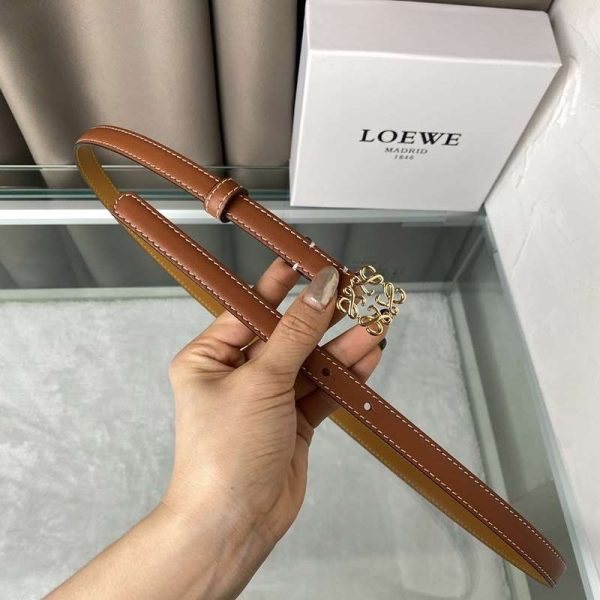 春夏新作【ロエベ】カーフレザー アナグラム ベルト 偽物 1.5 cm lov26203 - 画像 (4)