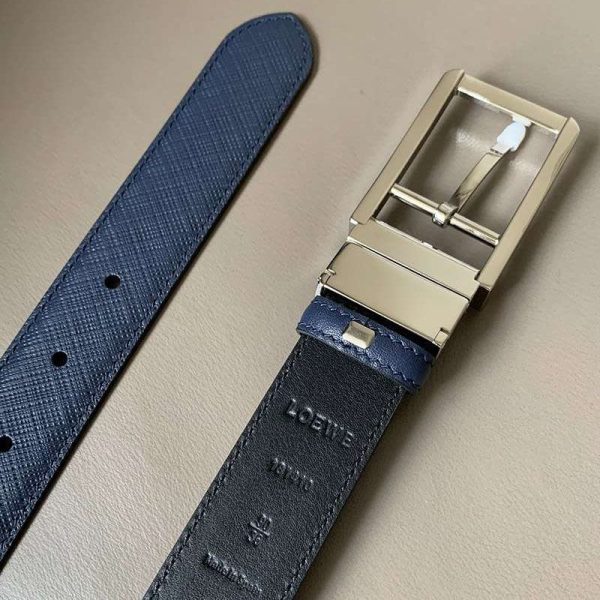 人気 高品質【ロエベ】カーフレザー アナグラムバックルリバーシブルベルト コピー loh34544 - 画像 (5)